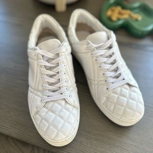 Burberry Westford Quilted Leather Low
Top Sneaker Sz 38 EU